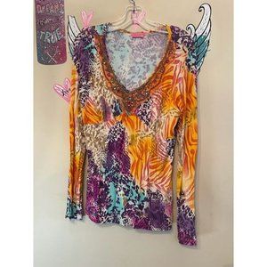 Women's Joyus & Free V-Neck Blouse